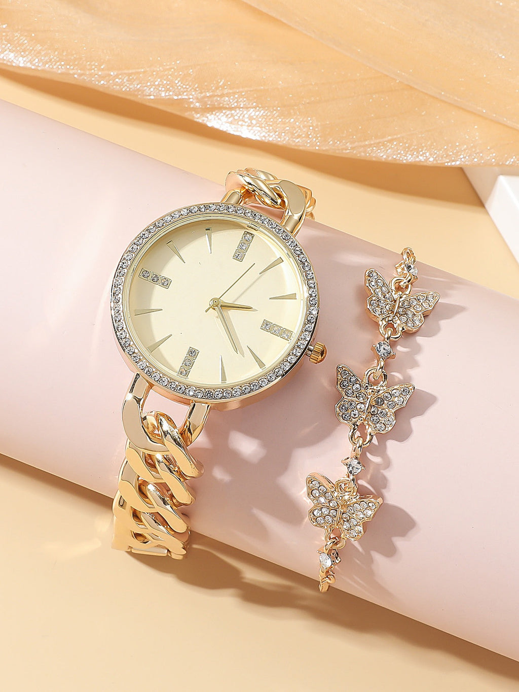 Collier Pendentif Papillon Cristal – Bijou Femme Elégant