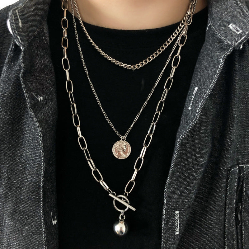 Trendy personality necklace creative simple necklace