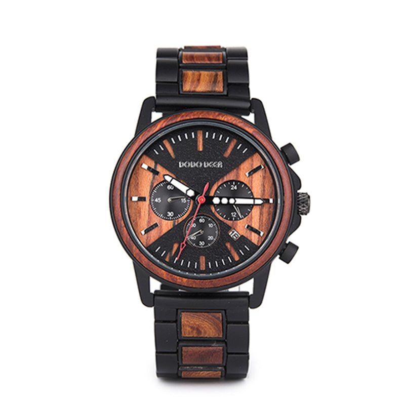 Montre en Bois Naturel Éco-Responsable – Montre Bois Artisanale Unisexe