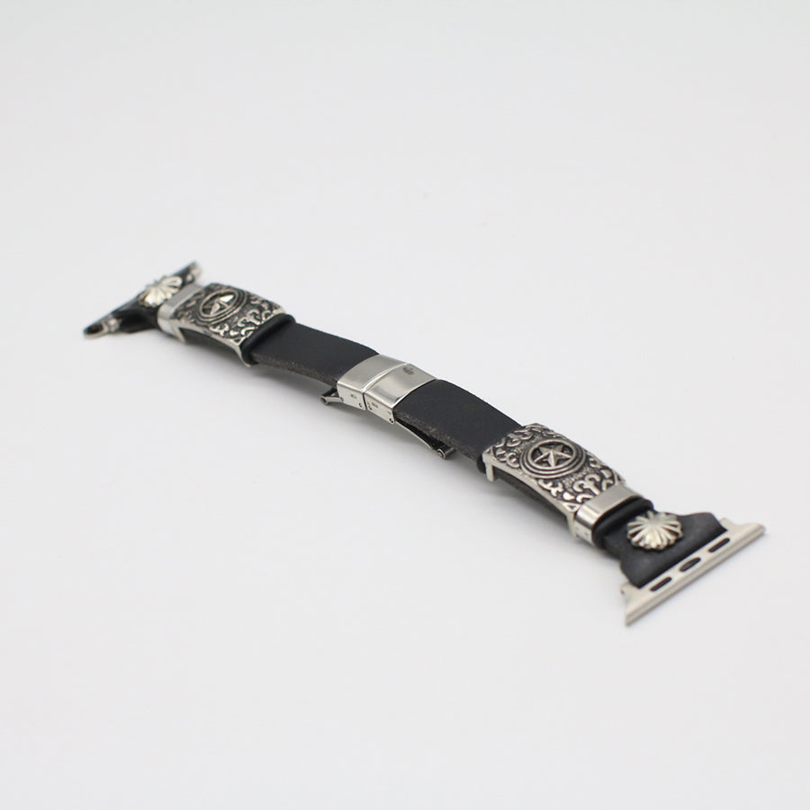 Armbanduhr aus geprägtem Leder im Retro-Stil – Vintage DIY Ersatz – universelles Armband