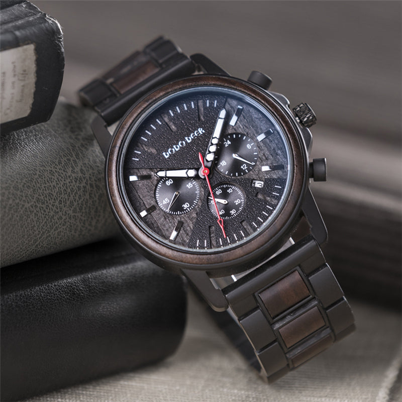 Montre en Bois Naturel Éco-Responsable – Montre Bois Artisanale Unisexe
