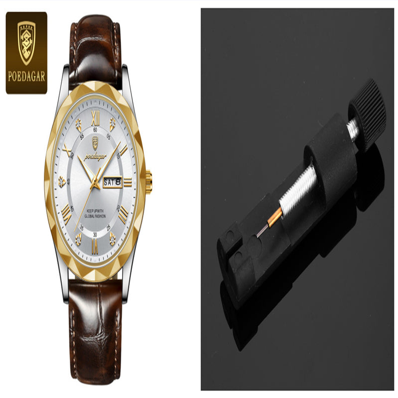 Coffret Montre Femme Bijoux 5 Pièces – Quartz Fashion Cadeau Luxe