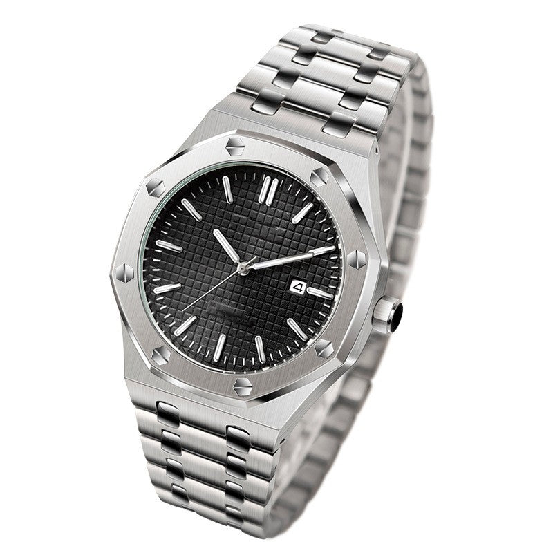 Montre Homme Analogique Quartz Rétro – Bracelet Cuir Vintage Classique