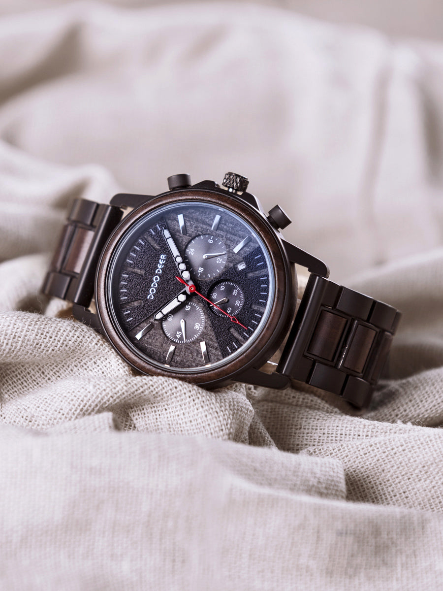 Montre en Bois Naturel Éco-Responsable – Montre Bois Artisanale Unisexe