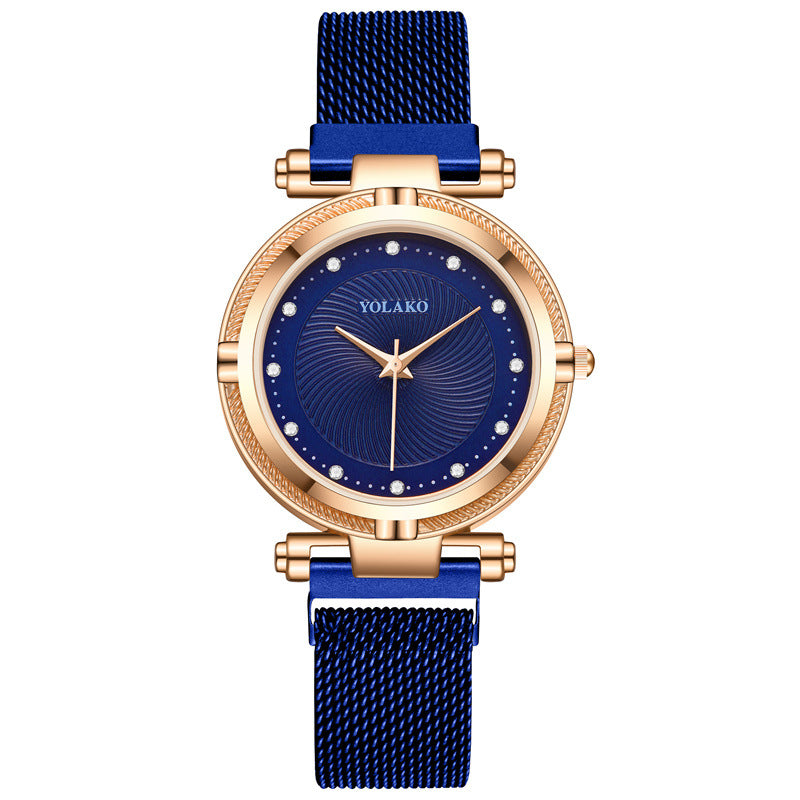 Montre Femme Diamant Magnétique – Quartz Bracelet Fantaisie Élégant