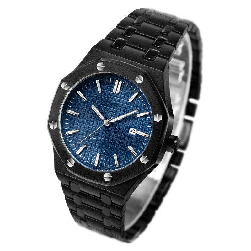 Montre Homme Analogique Quartz Rétro – Bracelet Cuir Vintage Classique