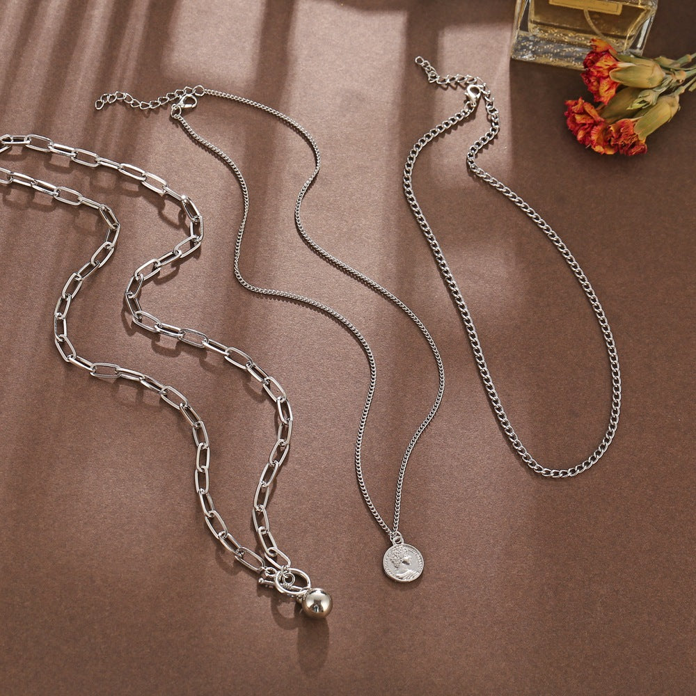 Trendy personality necklace creative simple necklace
