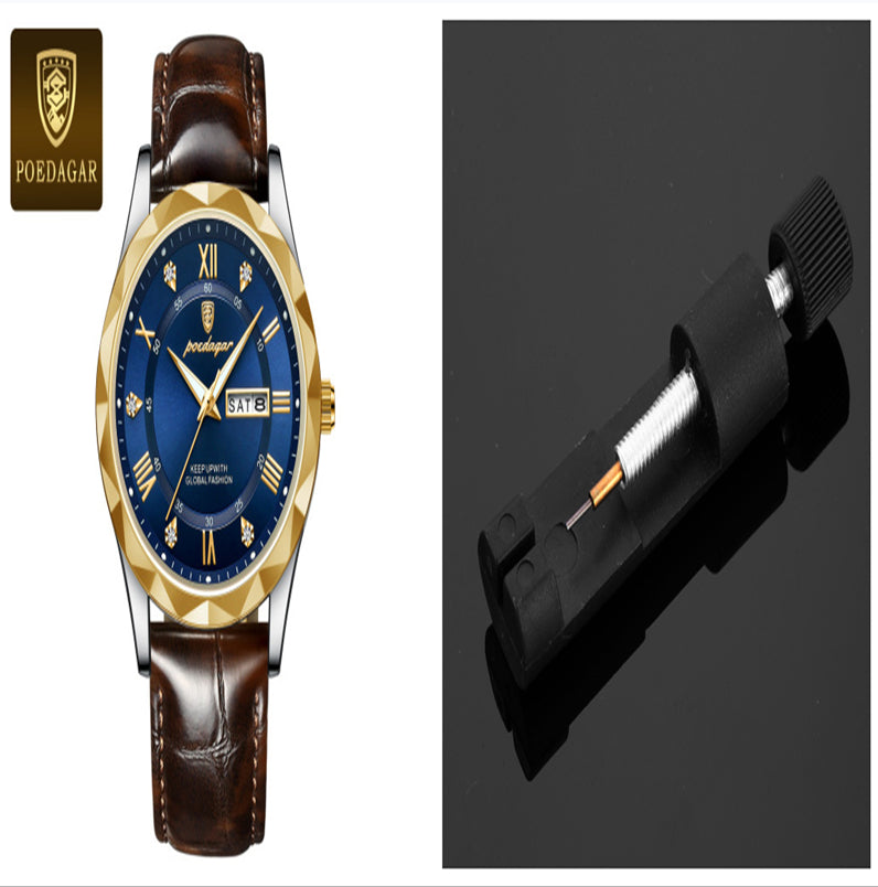 Coffret Montre Femme Bijoux 5 Pièces – Quartz Fashion Cadeau Luxe