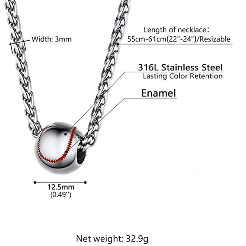 Collier de baseball Collier creux de football