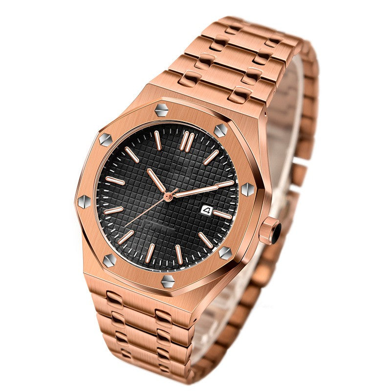 Montre Homme Analogique Quartz Rétro – Bracelet Cuir Vintage Classique