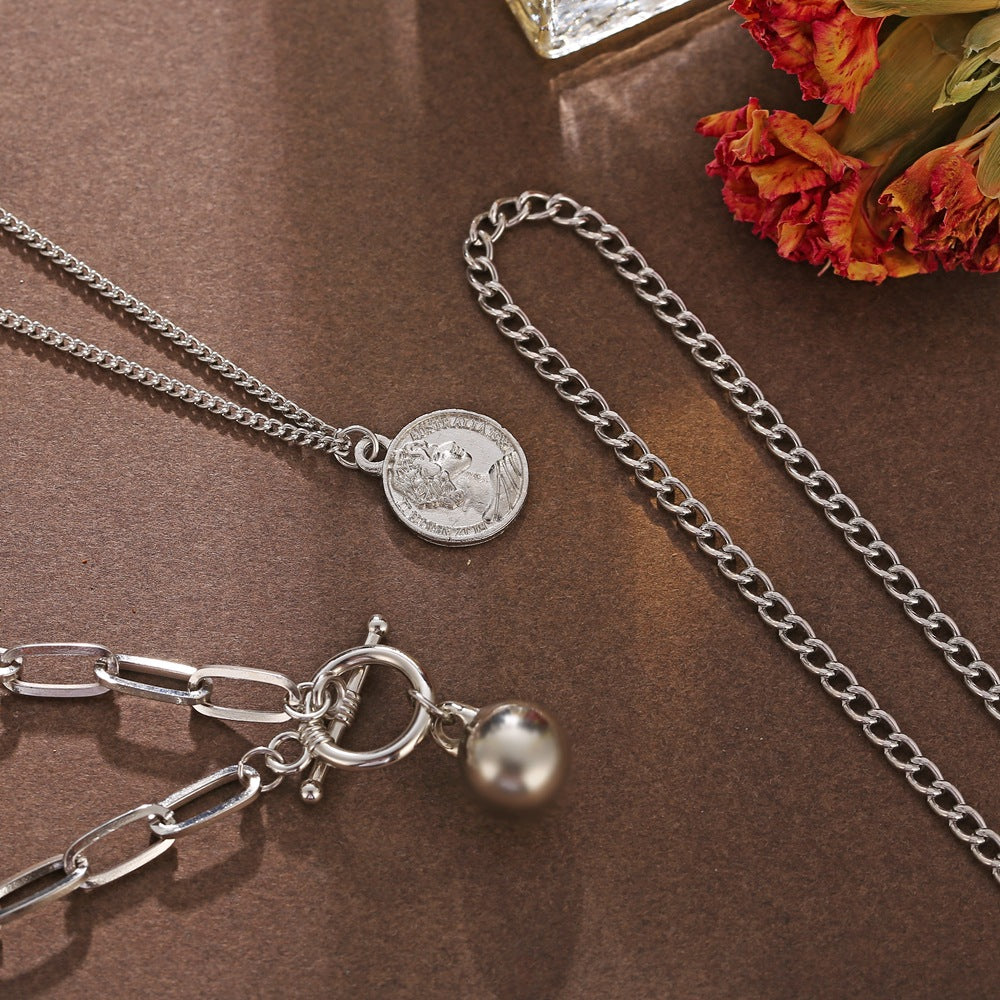Trendy personality necklace creative simple necklace