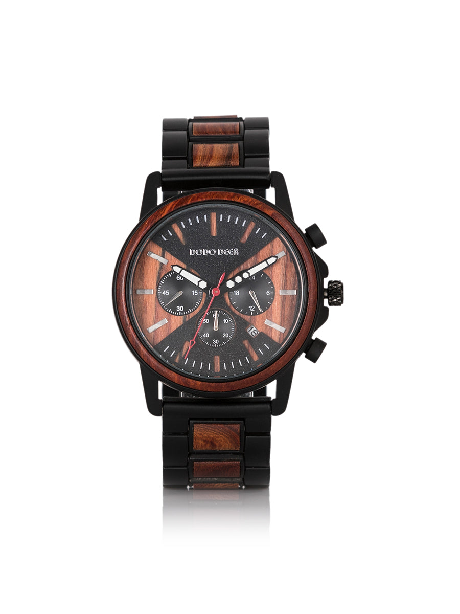 Montre en Bois Naturel Éco-Responsable – Montre Bois Artisanale Unisexe