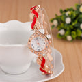 Montre Bracelet Feuille Quartz – Bijou Montre Femme Nature