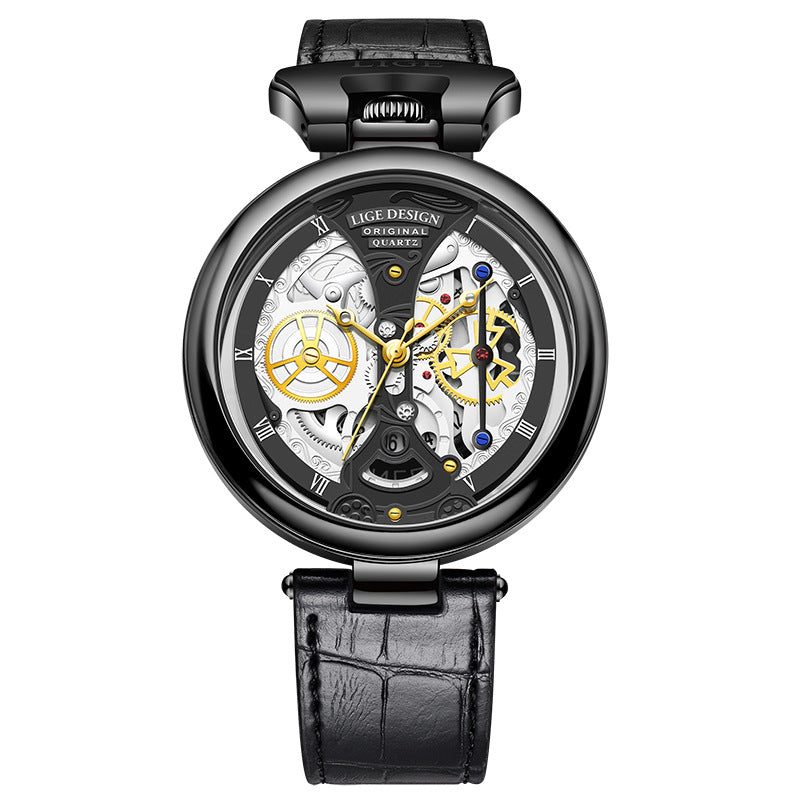 Montre Homme Fashion Waterproof – Quartz Cadran Élégant