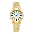 Montre Bracelet Femme Full Diamant – Quartz Fashion Polyvalent Luxe