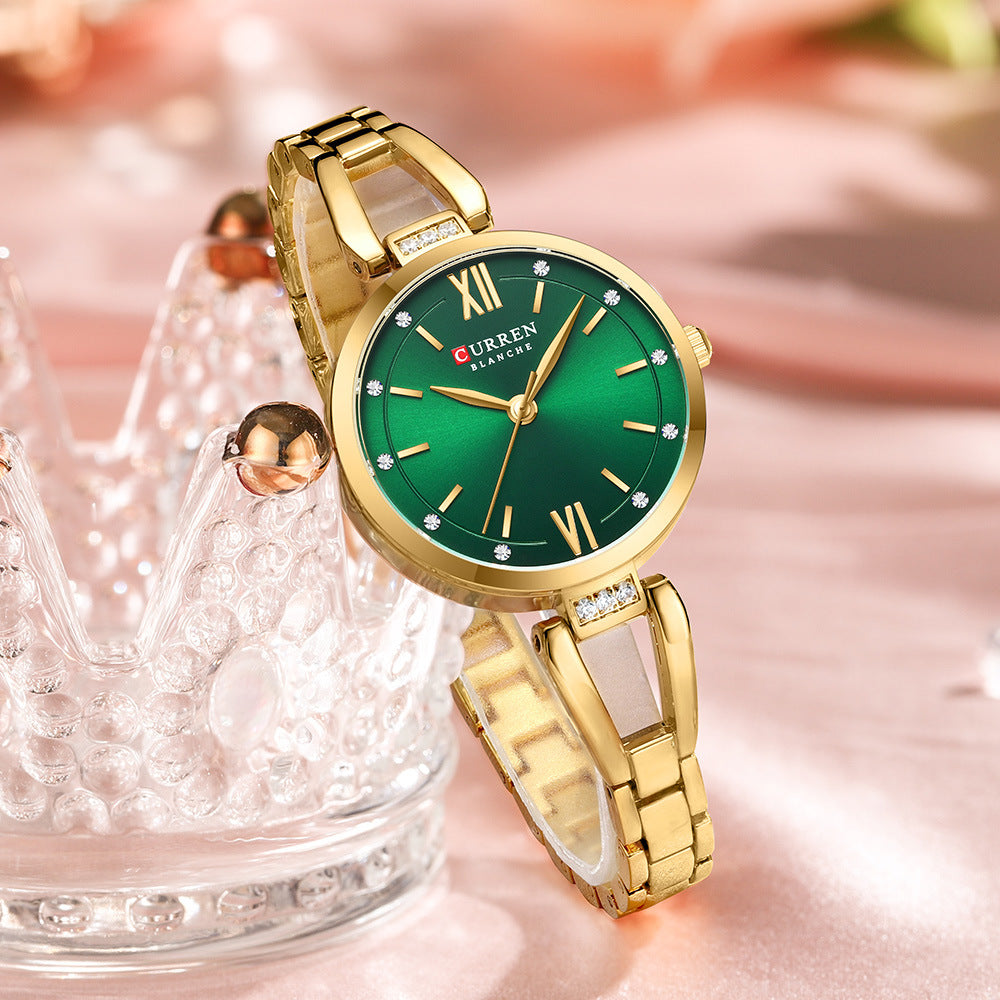Montre Femme Petit Cadran Quartz Simple – Waterproof Élégant Casual