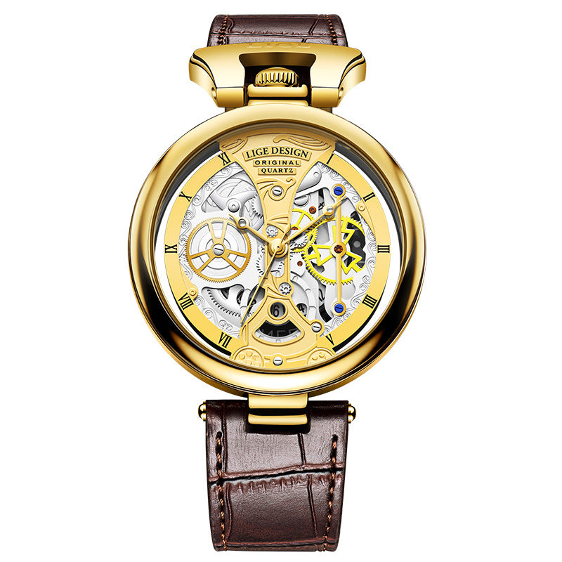 Montre Homme Fashion Waterproof – Quartz Cadran Élégant