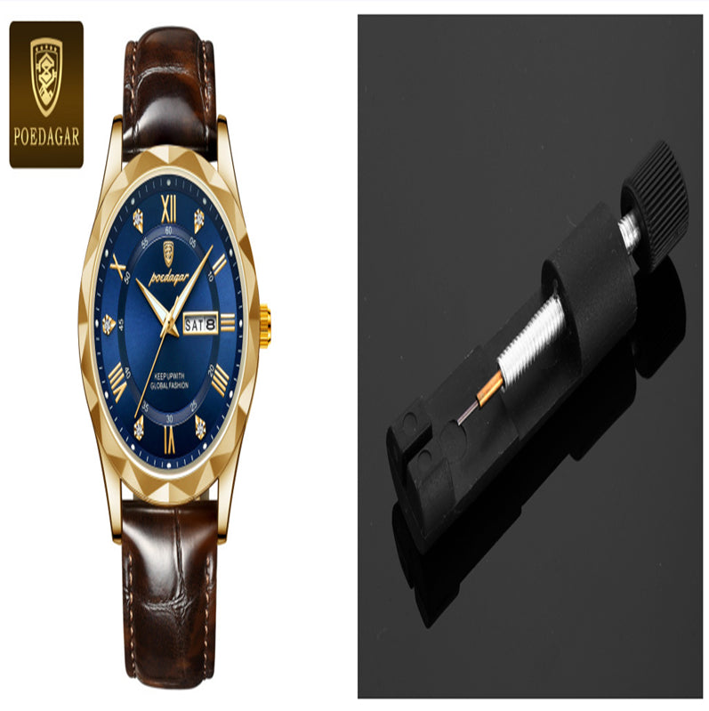 Coffret Montre Femme Bijoux 5 Pièces – Quartz Fashion Cadeau Luxe