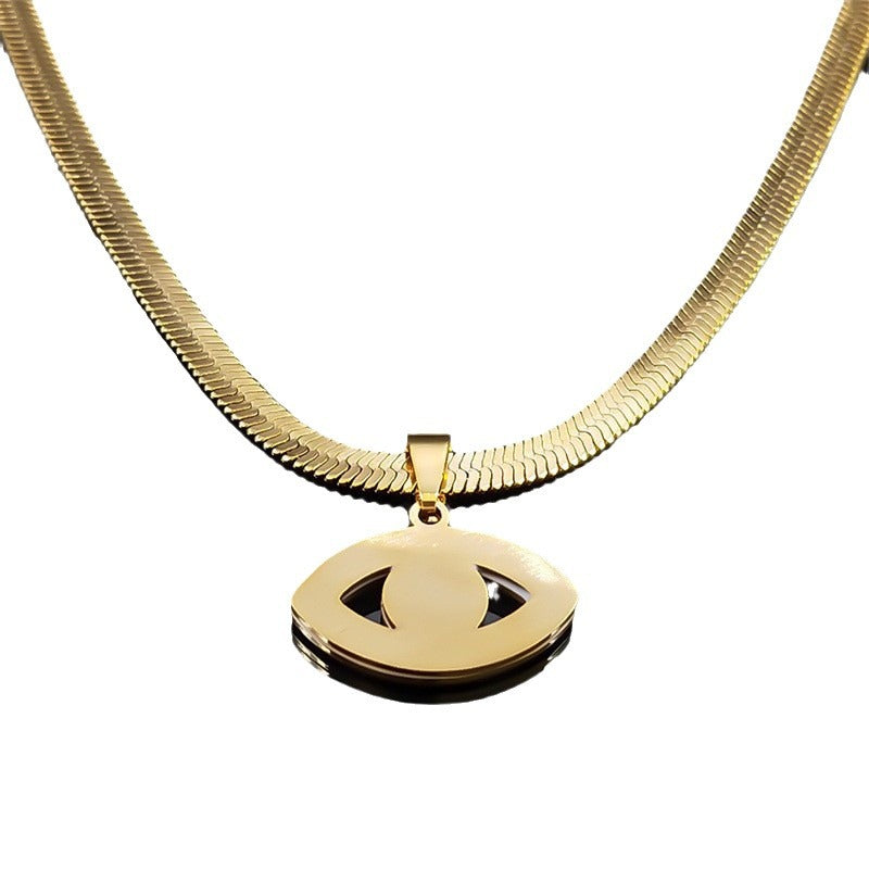 Collier Œil Bleu Collier Turc en Alliage