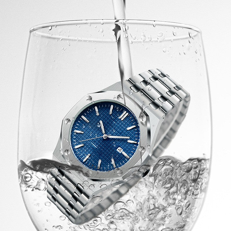 Montre Homme Analogique Quartz Rétro – Bracelet Cuir Vintage Classique
